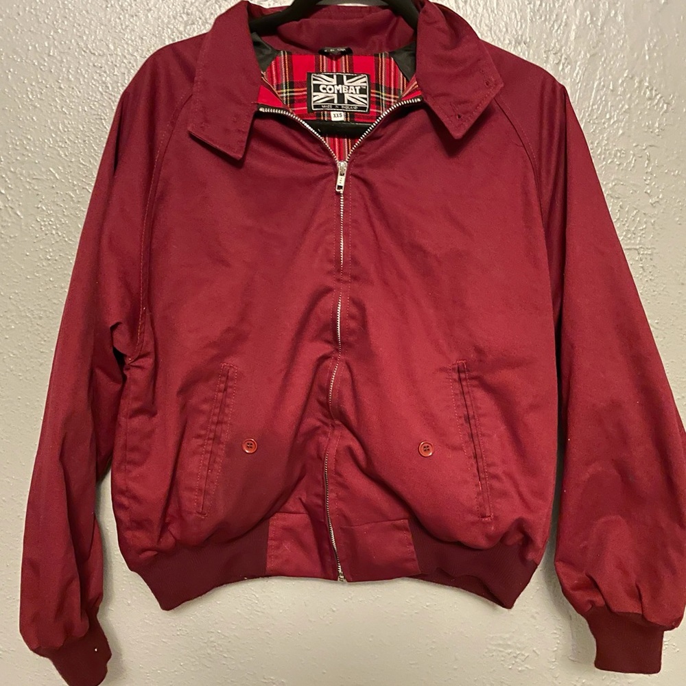 Maroon bomber jacket - Picture 3 of 3